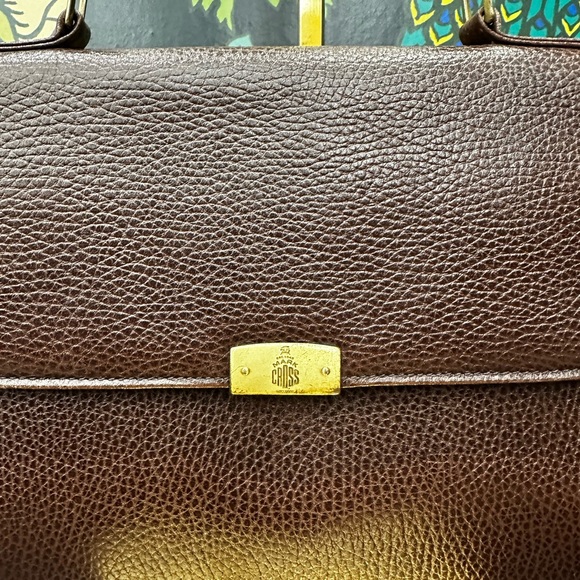 Vintage Mark Cross New York Brown Pebbled Leather Shoulder Bag – 70s/80s - Picture 6 of 12